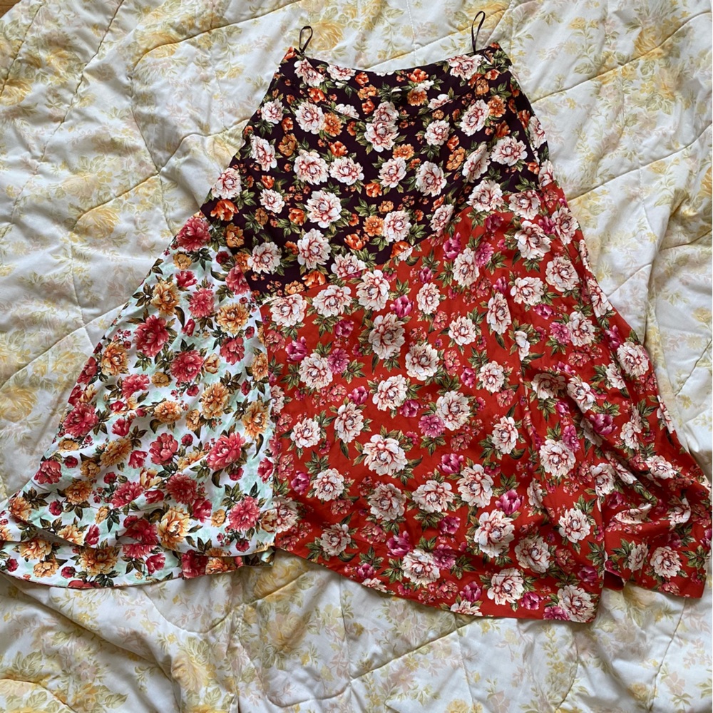 Farm Rio x Anthropologie Floral Skirt Size Medium